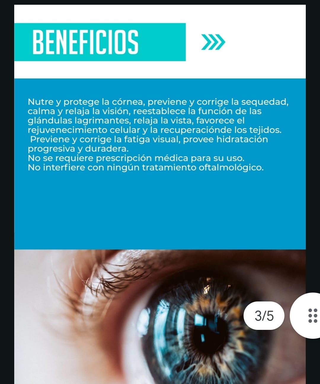 Fórmula Oftálmica de Rejuvenecimiento Celular